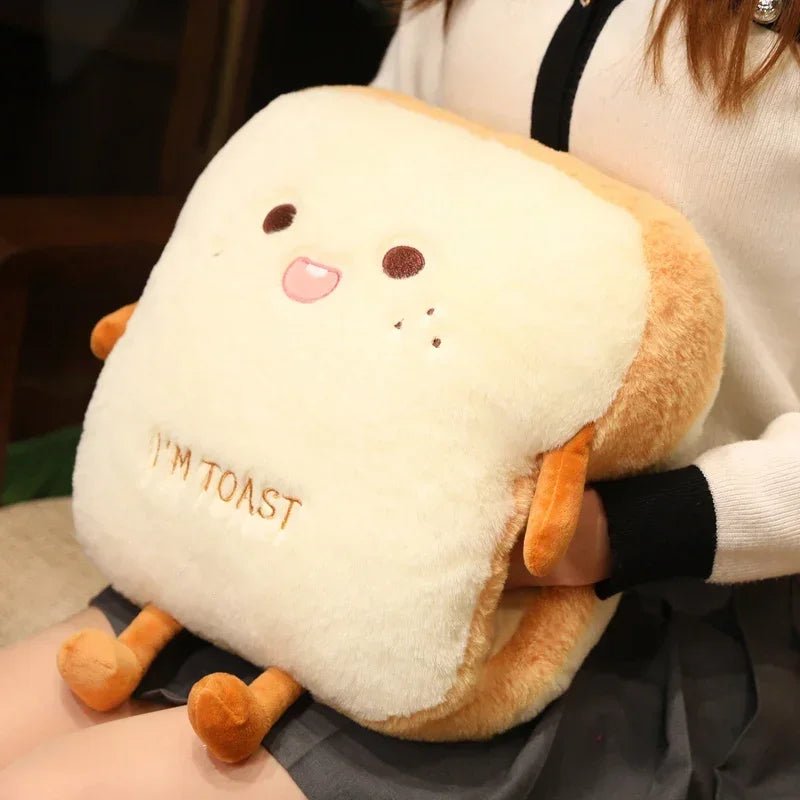 Plushie Toast Kawaii Hand Warmers, Three Styles