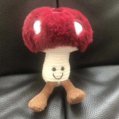 Porte-clés en peluche de nourriture de dessin animé, six choix de nourriture