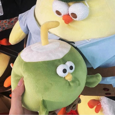 Plushie Coconut Bird Plushie, 4-9" | 10-23 cm plush toy – – – Image 4 | Plushie Produce