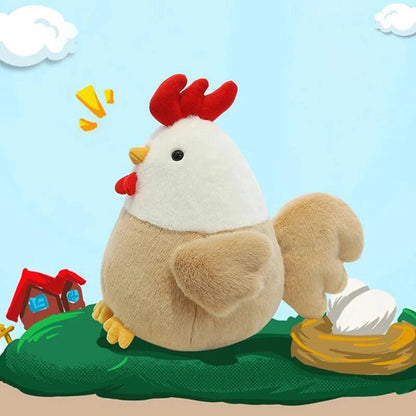 Plushie Farmhouse Chicken, 9" | 22 cm