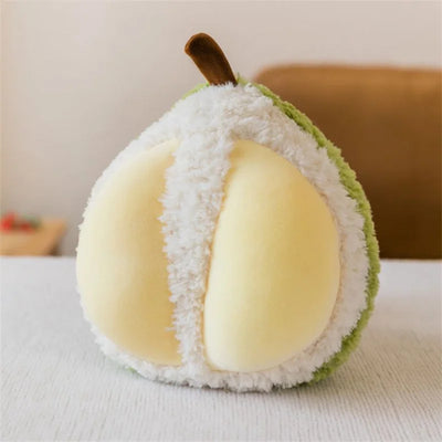 Plushie Fuzzy Fruits & Vegetables, 9 Varieties, 6-11" | 16-28 cm plush toy – – White Durian – Image 10 | Plushie Produce