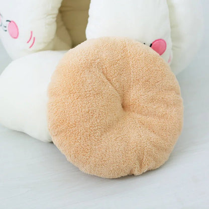 Lit pour animaux en peluche Ail Kawaii pour animaux jusqu'à 16,5 lbs (7,5 kg)