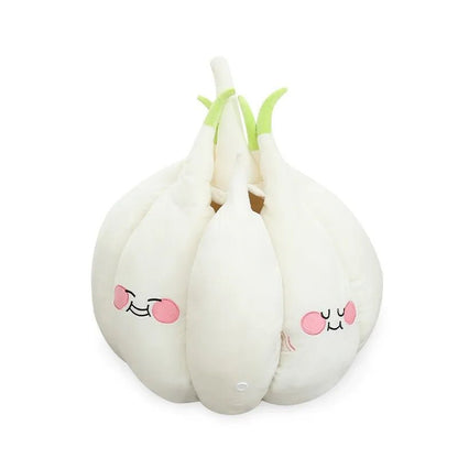 Plushie Garlic Kawaii Pet Bed for pets to 16.5 lbs (7.5 kg)