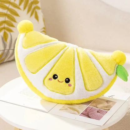 Plushie Large Cartoon Fruits, Five Fruits, ~10" | 25 cm Plushie Produce