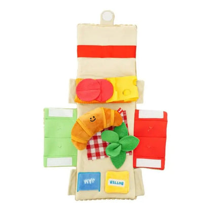 Đồ chơi chó ngửi giỏ picnic nhồi bông, 7" | 17cm