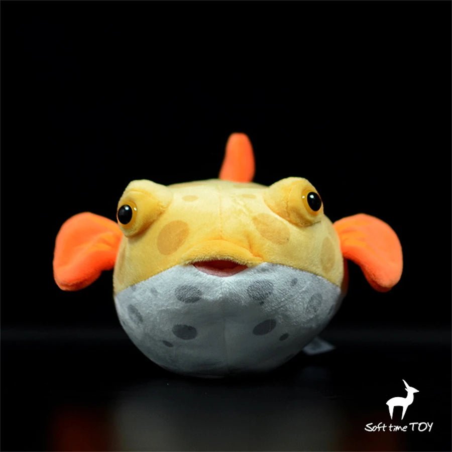 Plushie Realistic Boxfish Puffer Plushie, 9" | 23 centímetros