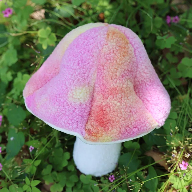 Plushie Realistic Colorful Mushroom, 12-18" | 30-45 cm plush toy – – Pink – Image 8 | Plushie Produce