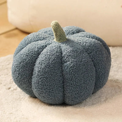 Plushie Realistic Decorative Pumpkin, 24 Styles, 7-14" | 18-35 cm plush toy – – blue/ short stem – Image 23 | Plushie Produce