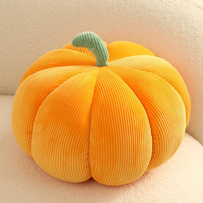 Plushie Realistic Decorative Pumpkin, 24 Styles, 7-14" | 18-35 cm plush toy – – orange/ corduroy – Image 9 | Plushie Produce