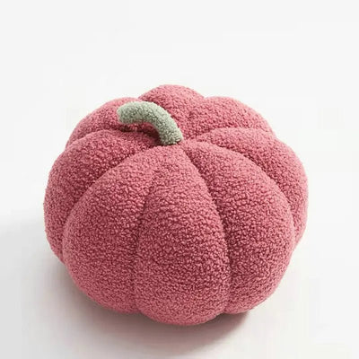 Plushie Realistic Decorative Pumpkin, 24 Styles, 7-14" | 18-35 cm plush toy – – pink/ long curvy stem – Image 28 | Plushie Produce