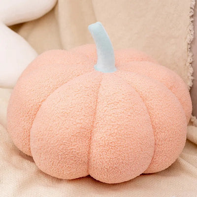 Plushie Realistic Decorative Pumpkin, 24 Styles, 7-14" | 18-35 cm plush toy – – pink/ long stem – Image 22 | Plushie Produce