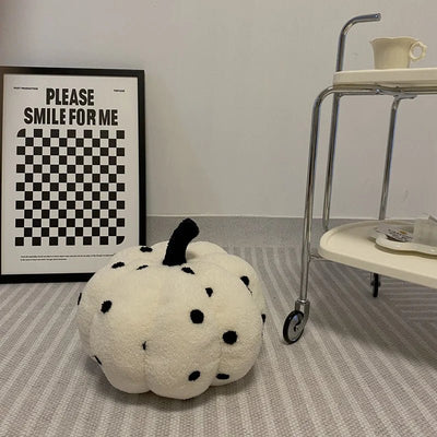 Plushie Realistic Decorative Pumpkin, 24 Styles, 7-14" | 18-35 cm plush toy – – polka dots/ long stem – Image 16 | Plushie Produce