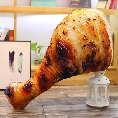 Plushie Realistic Grilled Meat Throw Pillows, Nine Styles, 8-24" | 20-60 cm plush toy – – Chicken Leg – Image 13 | Plushie Produce