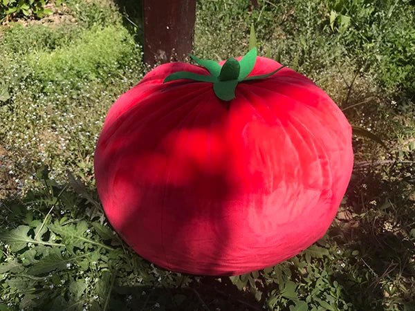 Tomate en peluche réaliste, 14" | 35 cm