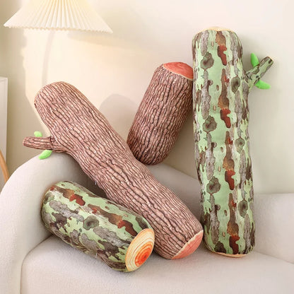 Plushie Realistic Tree Stump Plushie, Two Colors, 18-33" | 45-85 cm plush toy – – – Image 1 | Plushie Produce