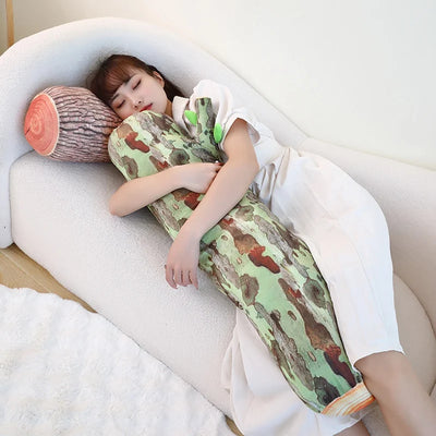 Plushie Realistic Tree Stump Plushie, Two Colors, 18-33" | 45-85 cm plush toy – – – Image 5 | Plushie Produce