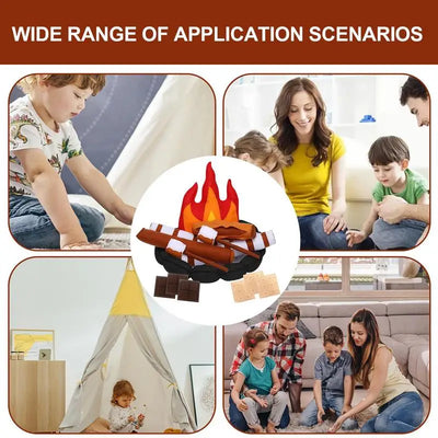 Plushie S'mores Campfire Play Set, 16" | 40 cm plush toy – – – Image 6 | Plushie Produce