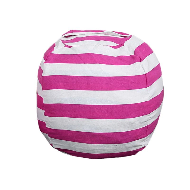 Plushie Striped Bean Bag Organizer | Stylish & Functional - Plushie Produce