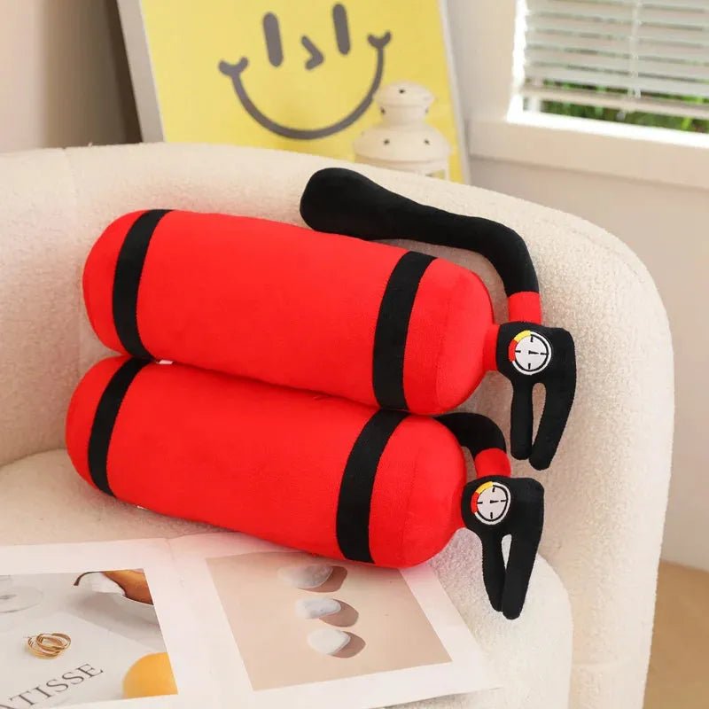 Realistic Fire Extinguisher Pillow Plushie, 19" | 49 cm