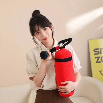 Realistic Fire Extinguisher Pillow Plushie, 19" | 49 cm plush toy – – – Image 4 | Plushie Produce