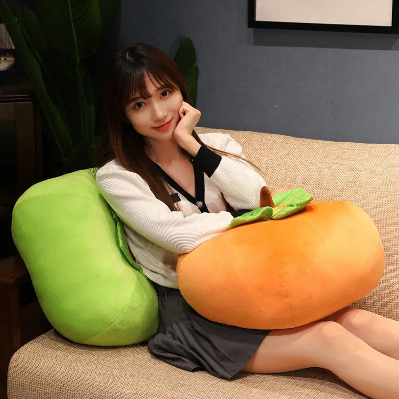 Realistic Persimmon Plushie, Two Colors, 12-16" | 30-40 cm plush toy – – – Image 4 | Plushie Produce