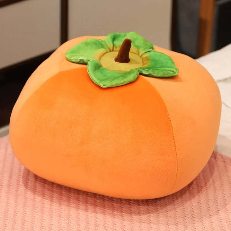 Realistic Persimmon Plushie, Two Colors, 12-16" | 30-40 cm plush toy – – orange – Image 8 | Plushie Produce