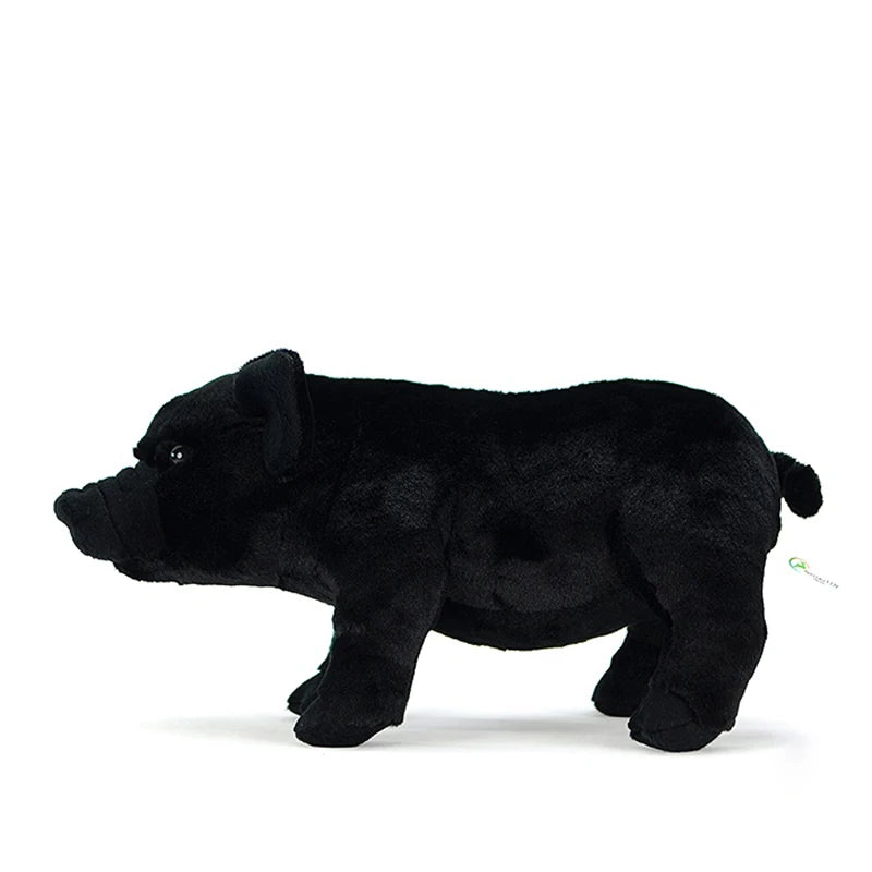 Realistic Standing Pig Stuffed Animal, Two Colors, 14" | 35 cm plush toy – – – Image 3 | Plushie Produce