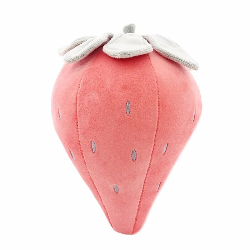Realistic Strawberry Plushie, Two Colors, 8" | 20 cm plush toy – – – Image 10 | Plushie Produce