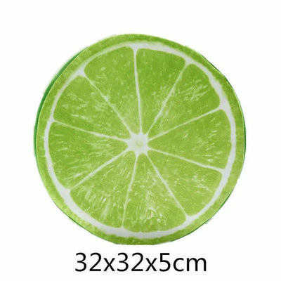 Sliced Fruit Seat Cushion Plushies, Six Styles, 13" | 32 cm plush toy – – – Image 5 | Plushie Produce