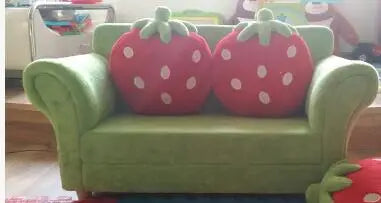 Strawberry Dream Children's Couch Set - Four Colors plush toy – – Green 2-person Couch – Image 21 | Plushie Produce