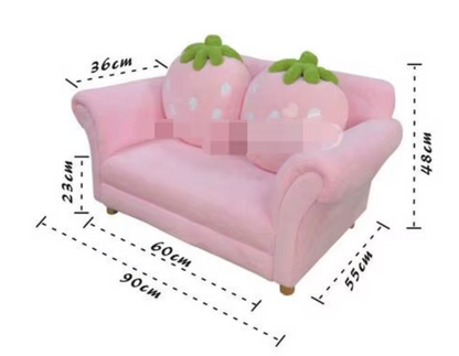 Strawberry Dream Children's Couch Set - Four Colors