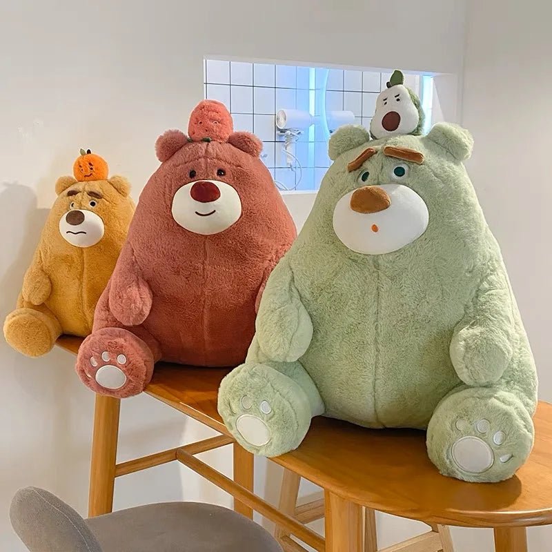 Urso de Pelúcia de Goma de Fruta, 6 Designs, 12-28" | 30-70 cm