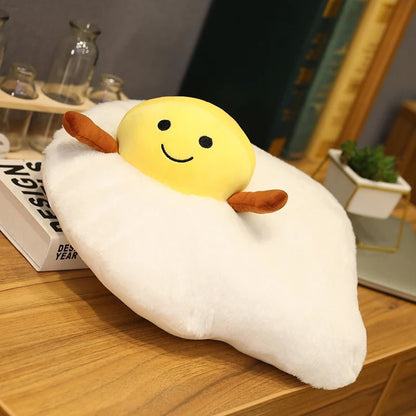 Sunny Side Up Egg Plushie, Four Styles, 18-28" | 45-70 cm