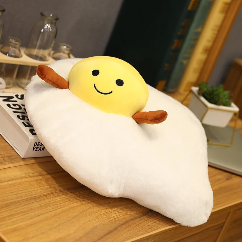 Sunny Side Up Egg Plushie, Four Styles, 18-28" | 45-70 cm