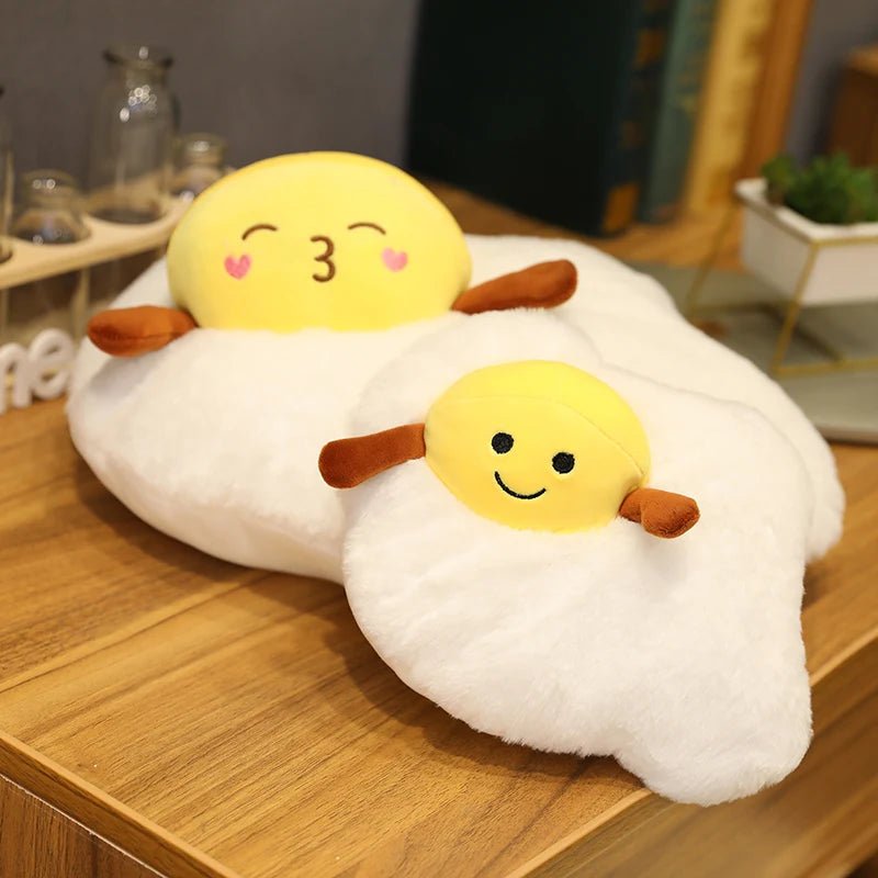 Sunny Side Up Egg Plushie, Four Styles, 18-28" | 45-70 cm