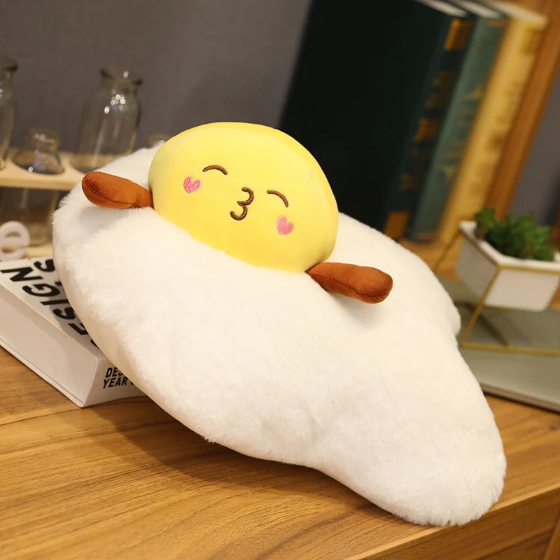 Sunny Side Up Egg Plushie, Four Styles, 18-28" | 45-70 cm