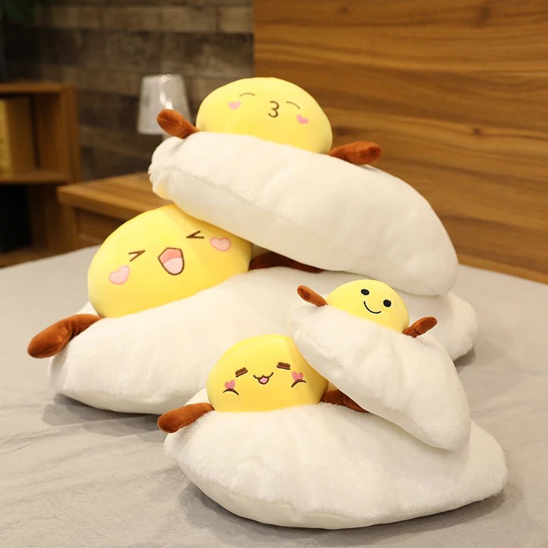 Sunny Side Up Egg Plushie, Four Styles, 18-28" | 45-70 cm