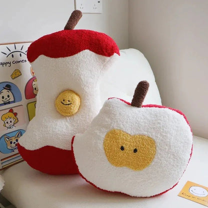 The Adorably Bitten Apple Plushie, 2 Colors