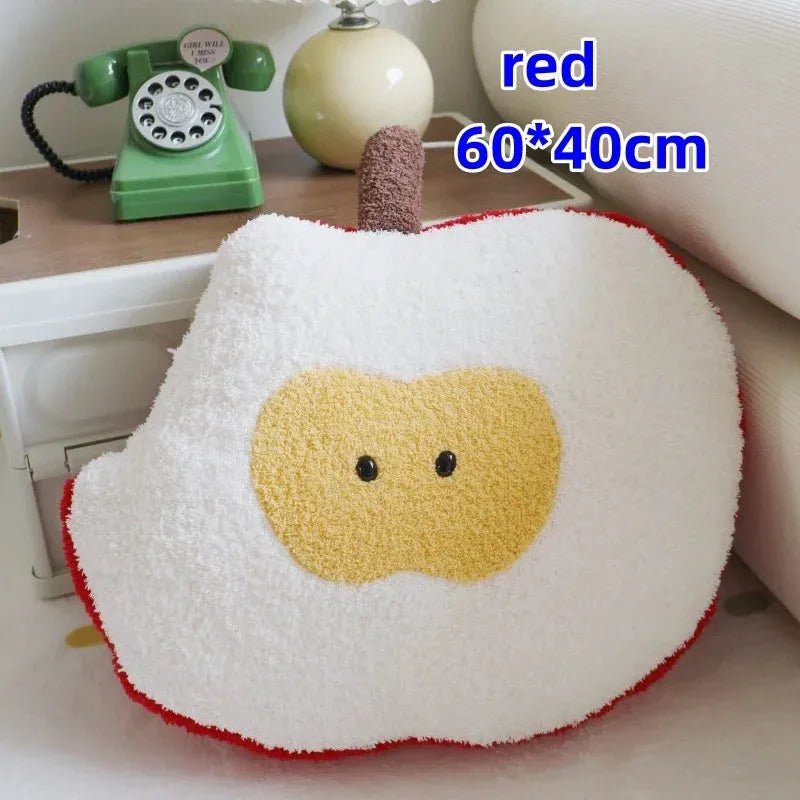 The Adorably Bitten Apple Plushie, 2 Colors