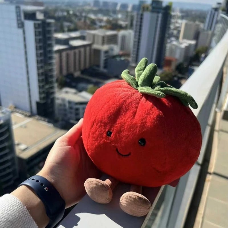 Plushie Tomato Plushie, 7" | 17 cm