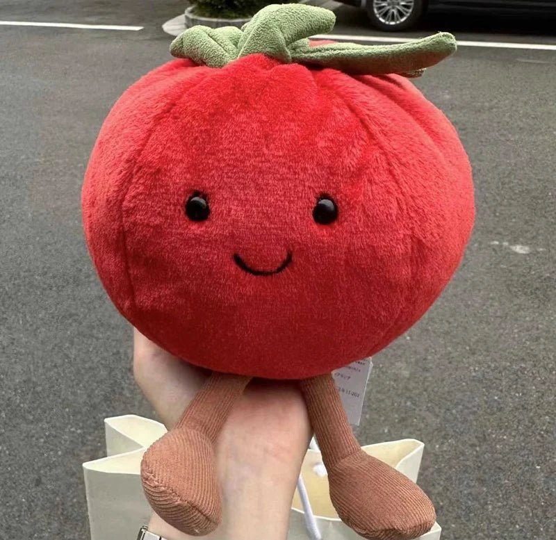 Plushie Tomato Plushie, 7" | 17 cm