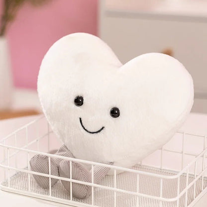 Plushie Valentine's Heart Plushie, Three Colors, 7-12" |18-30 cm