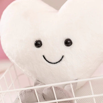 Plushie Cuore di San Valentino, Tre Colori, 7-12" |18-30 centimetri