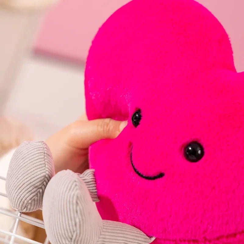 Peluche Corazón de San Valentín, Tres Colores, 7-12" |18-30 centímetros