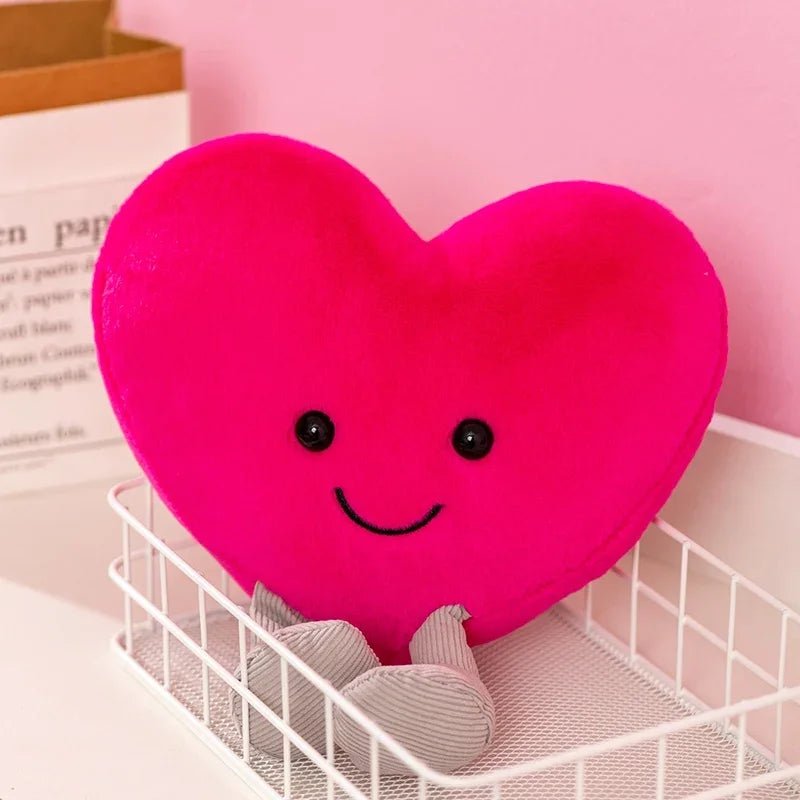 Peluche Corazón de San Valentín, Tres Colores, 7-12" |18-30 centímetros