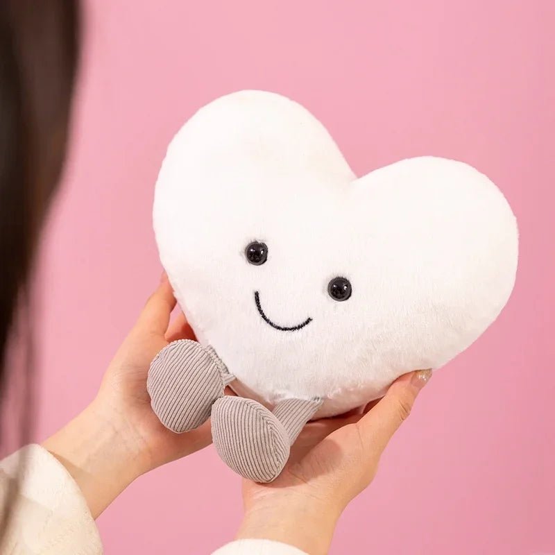 Plushie Valentine's Heart Plushie, Three Colors, 7-12" |18-30 cm