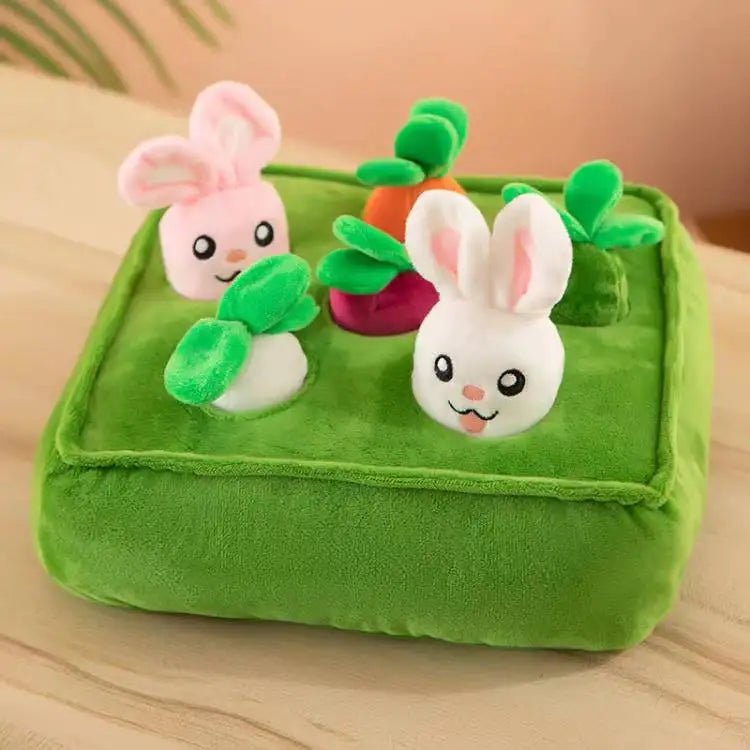 Plushie Vegetable Put-in-the-Hole Toys for Early Childhood Development - Plushie Produce