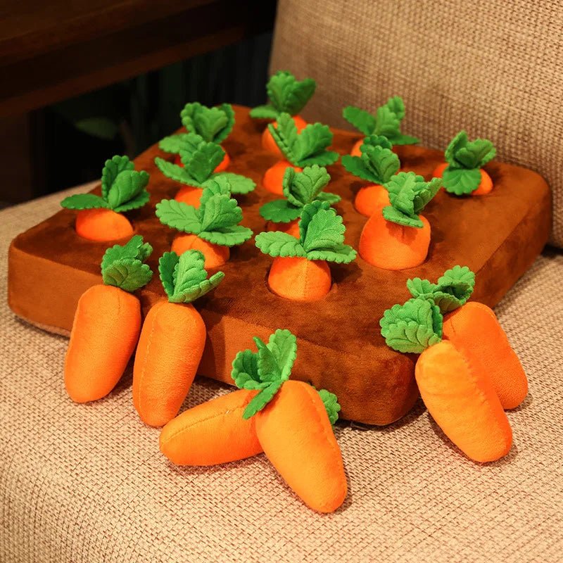 Plushie Vegetable Put-in-the-Hole Toys for Early Childhood Development - Plushie Produce