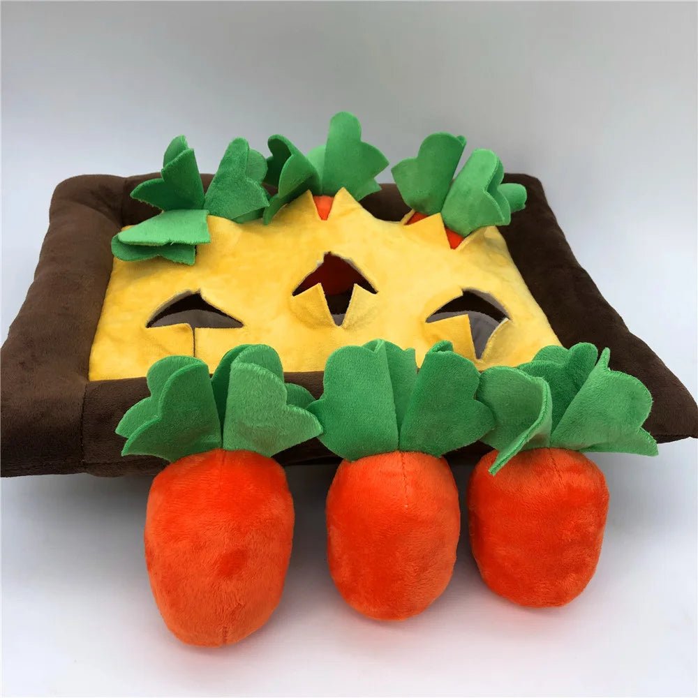 Plushie Vegetable Put-in-the-Hole Toys for Early Childhood Development