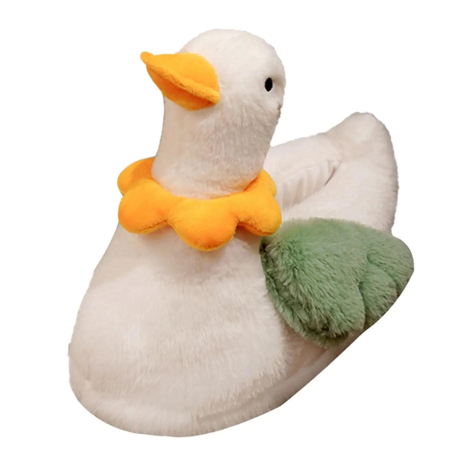 Plushie White Duck Slippers, US Men 6.5/ Women 8